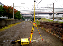 GNSS を使用した測量