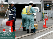 レベルを使用した水準測量